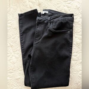 Black ankle skinny jeans.  Hardly worn